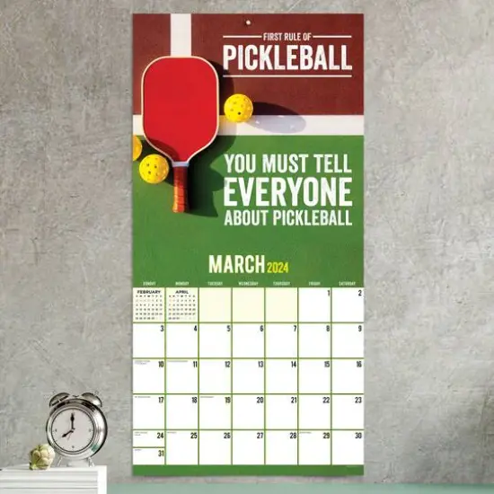 TF Publishing 2024 Pickleball is Life Wall Calendar {5}
