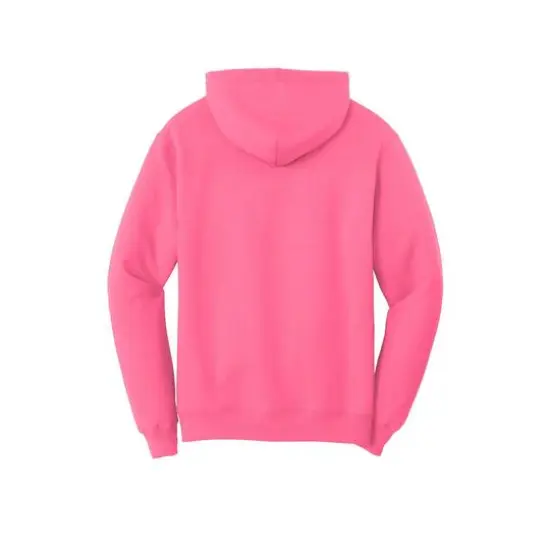 Port & Company&reg; Neon Core Fleece Pullover Hooded Sweatshirt Neon Pink {5}