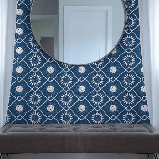 Elana Gabrielle Sol Peel & Stick WallpaperBaltic Azure {4}