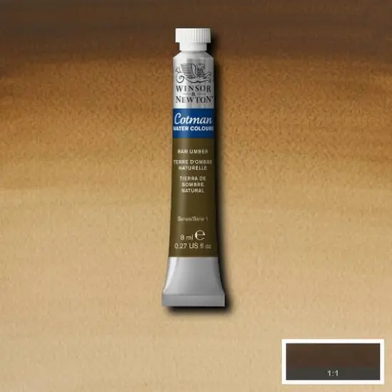 Winsor & Newton&reg; Cotman&reg; Watercolor, 8mL Raw Umber {7}