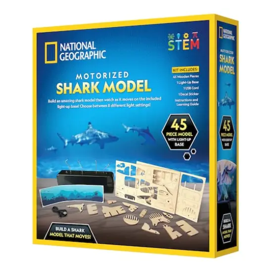 National Geographic&trade; Motorized Shark Model Kit {6}