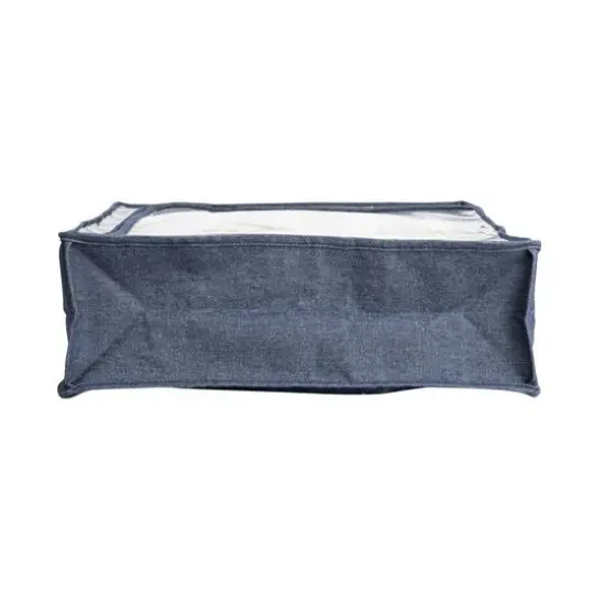 Household Essentials 41" Denim Blue Under the Bed Storage Chest {6}