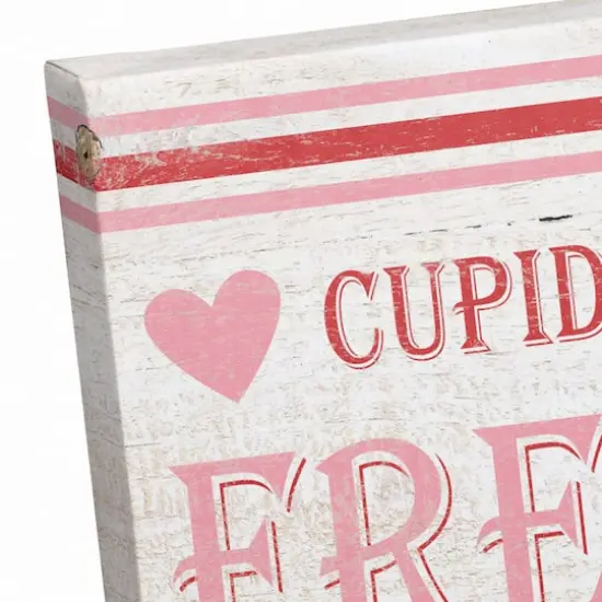 Cupid Kissing Booth Canvas Wall Art {4}