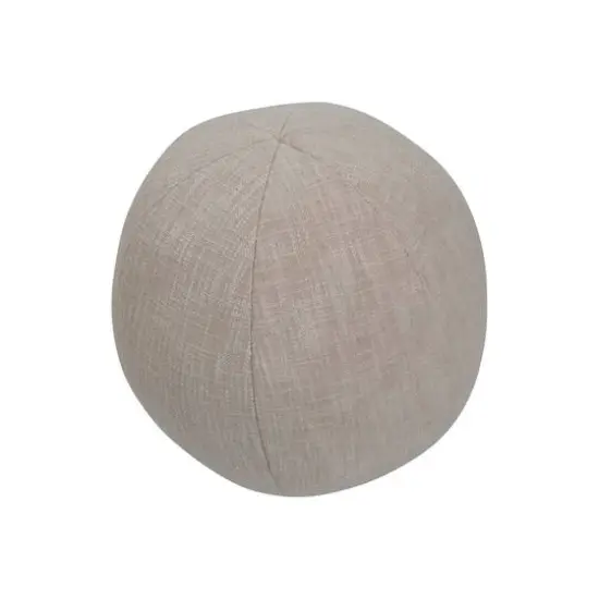 Hello Honey&reg; Taupe Cotton Slub Orb Pillow {1}