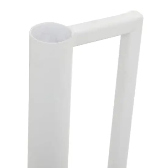 CosmoLiving by Cosmopolitan White Metal Vase with Handles Set of 2 22", 16" {5}