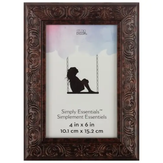 Simply Essentials&trade; Bronze Script Frame by Studio D&eacute;cor&reg; {1}