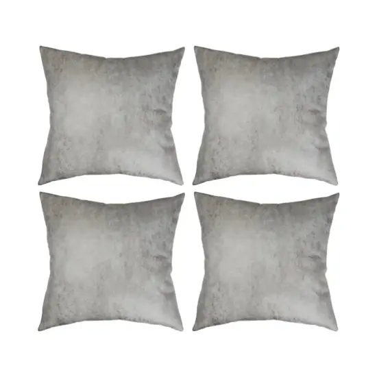 Craft Express Grey Sublimation Leathaire Pillow Covers, 4ct. {1}