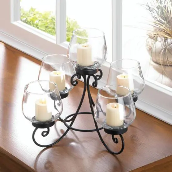 10.5'' Enlightened Candle Centerpiece {4}