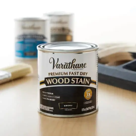 Varathane&reg; 8oz. Premium Fast Dry Wood Stain Ebony {4}