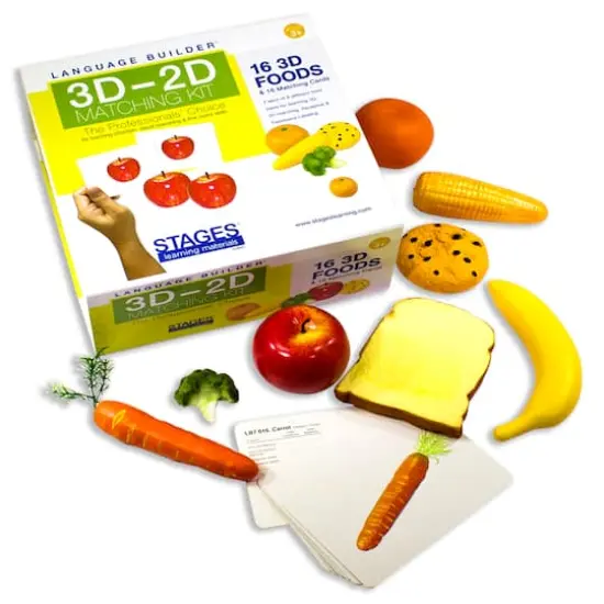 Stages&reg; Learning Materials Language Builder&reg; Foods 3D-2D Matching Kit {4}