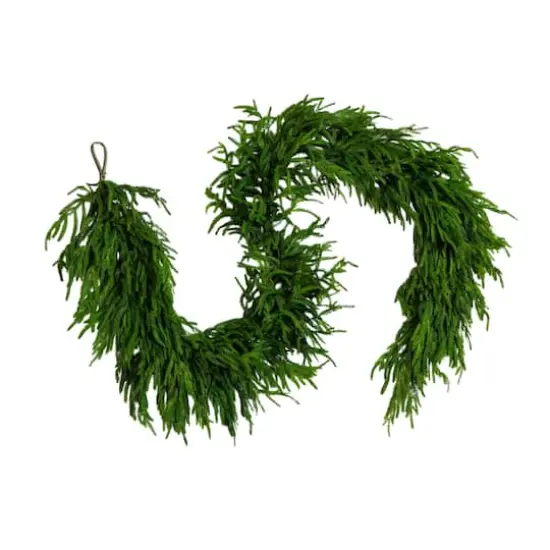 8ft. Artificial Real Touch Norfolk Island Pine Garland with Natural Look {1}