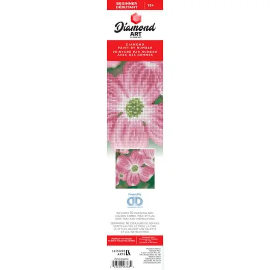 Diamond Art Beginner Dogwood Kit {3}