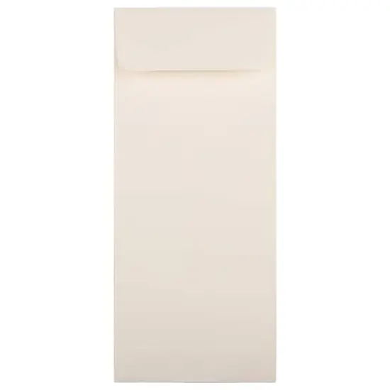 JAM Paper 4.5" x 10.375" Natural White Wove Business Envelopes, 50ct. {1}