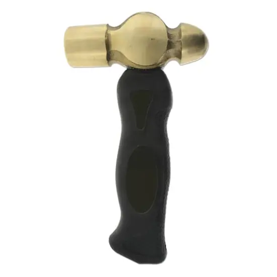 The Beadsmith&reg; 1lb. Brass Ergo Handle Hammer {1}