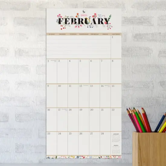 TF Publishing 2025 Big Grid-Floral Mini Calendar {6}