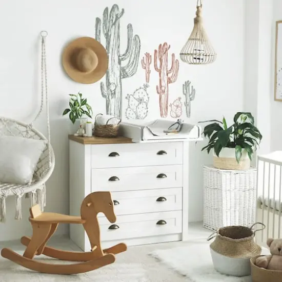 RoomMates Mr. Kate Hand-Drawn Cactus Peel & Stick Wall Decals {5}