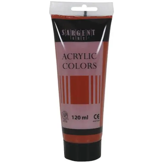 Sargent Art&reg; Acrylic Paint, 120 mL, 6ct. Burnt Sienna {4}
