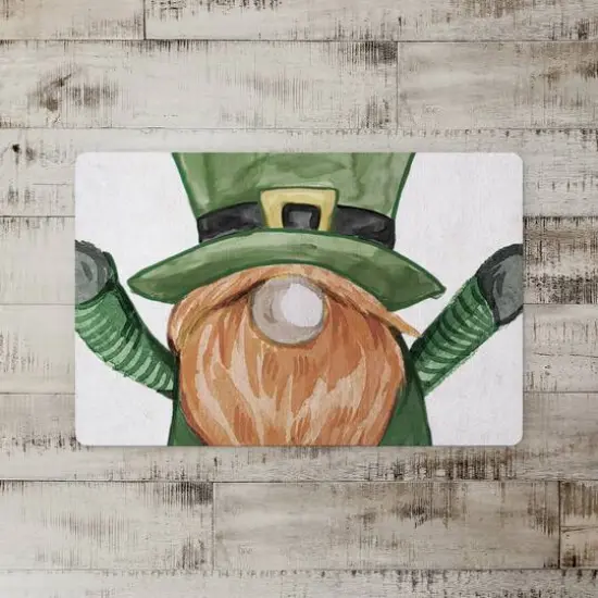 Up Close Leprechaun Floor Mat 27" x 18" Floor Mat {3}
