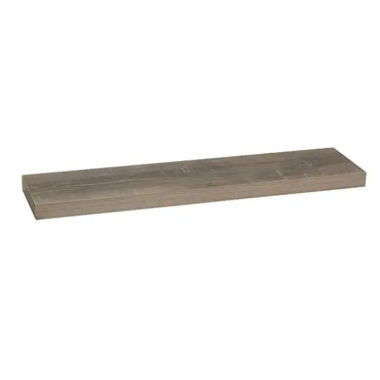 Household Essentials Floating Wall Shelf Brown {5}