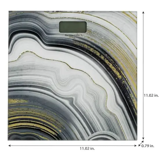 Bath Bliss Digital Glass Scale Stone {5}