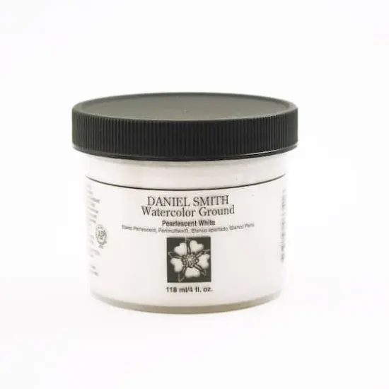 Daniel Smith Watercolor Ground, 4oz. Pearlescent White {1}