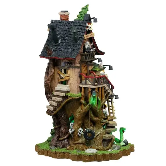 Lemax&reg; Spooky Town&reg; Petrified Forest Tree House {4}