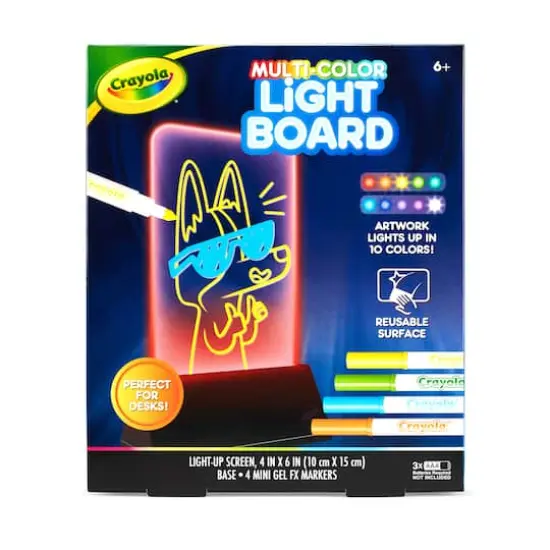 Crayola&reg; Multi-Color Light Board Set {1}
