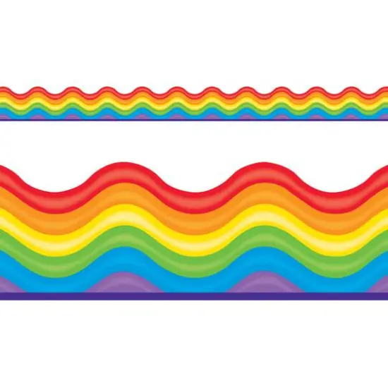 Trend Enterprises&reg; Terrific Trimmers&reg; Rainbow Promise Borders, 234ft. {3}