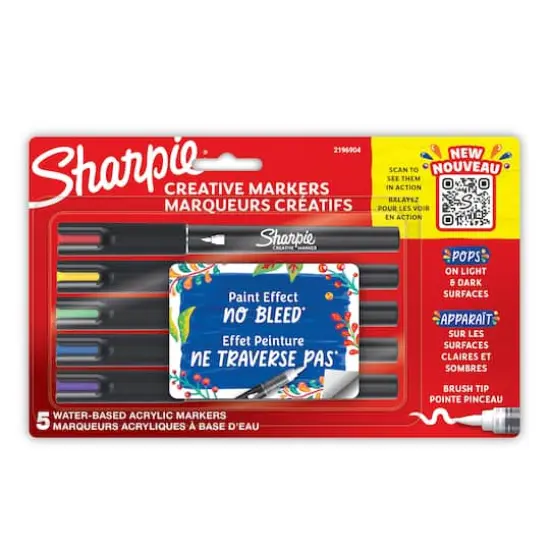 Sharpie&reg; 5 Color Brush Tip Creative Markers {1}