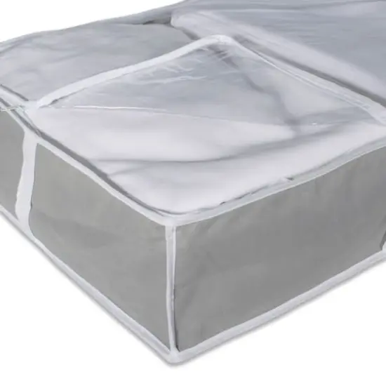 DII&reg; Gray Blanket Soft Storage Cube, 2ct. {3}