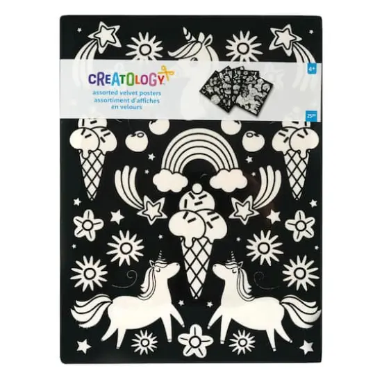 9" x 12" Fuzzy Food & Pets Poster Assortment by Creatology&trade; {3}