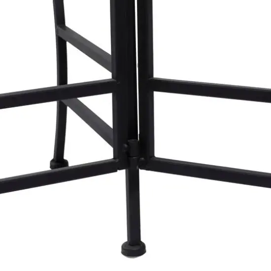 2ft. Black Metal Traditional Plantstand {6}