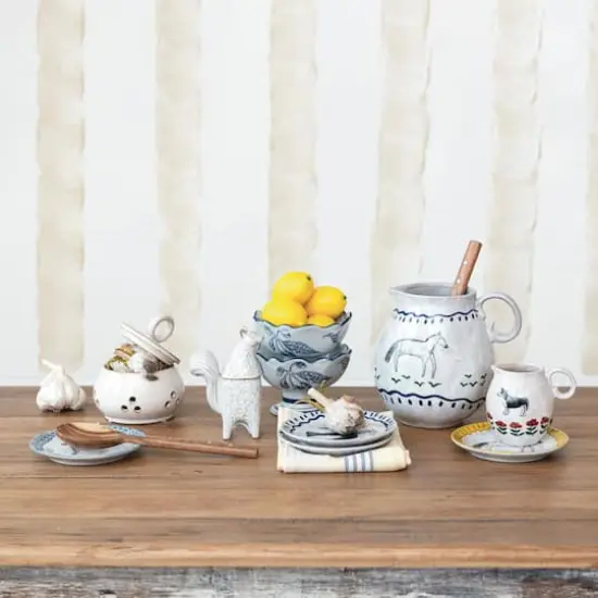 Hello Honey&reg; 7.25" Horse Stoneware Pitcher {5}