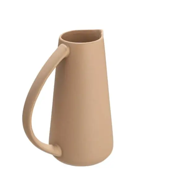 Hello Honey&reg; 48oz. Modern Stoneware Pitcher Putty Beige {1}