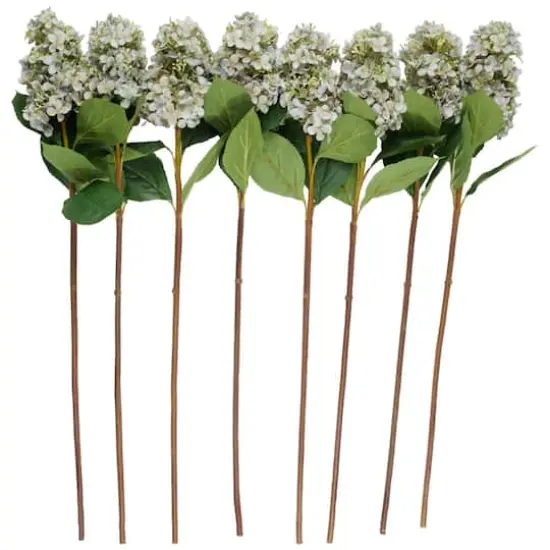 34" Blue Hydrangea Artificial Flower Stem, 8ct. {1}