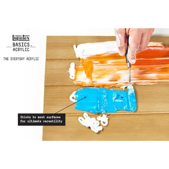 Liquitex&reg; BASICS&trade; Fluorescent 6 Color Acrylic Paint Set {7}