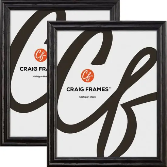 2 Pack: Craig Frames Wiltshire 200 Ebony Picture Frame {1}