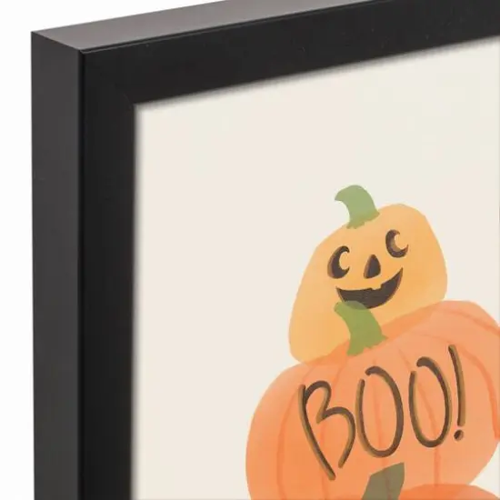 Halloween Still Life Black Framed Canvas Wall Art {4}