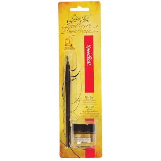 Speedball&reg; Pen & Gold Ink Set {1}
