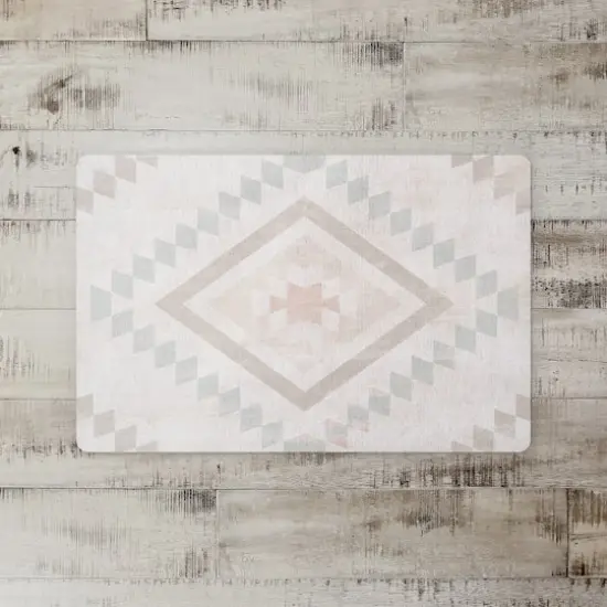 Pastel Tribal Pattern 27" x 18" Floor Mat {1}