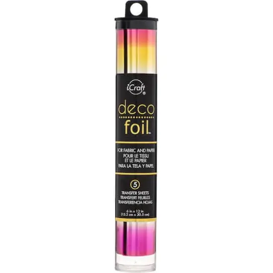 Deco Foil&trade; Rainbow Transfer Sheets Summer Rainbow {1}