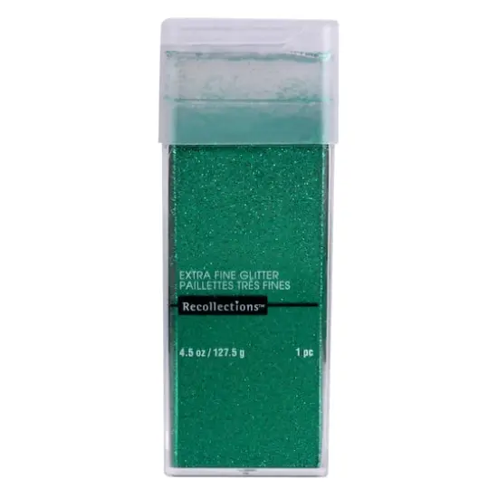 4.5oz. Extra Fine Glitter by Recollections&trade; Pickle {1}