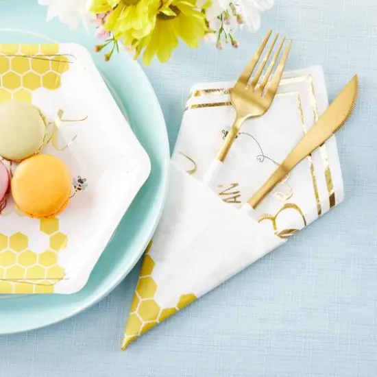 Kate Aspen&reg; Sweet As Can Bee Paper Beverage Napkins, 60ct. {8}