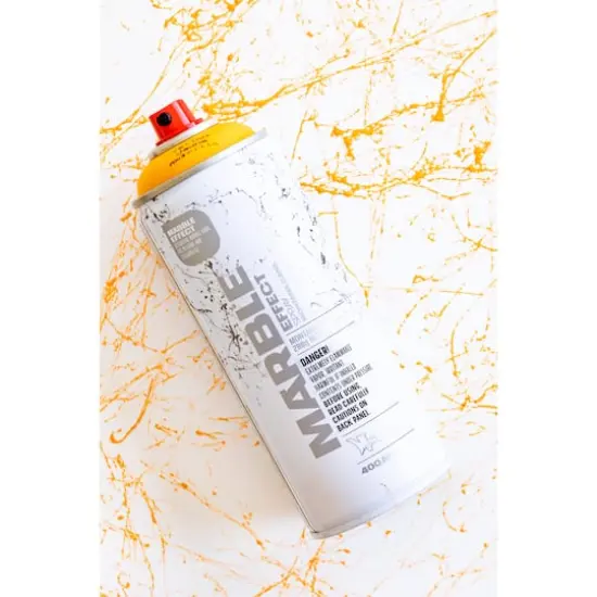 Montana&trade; Cans Marble Effect Spray Paint, 400mL Yellow {7}