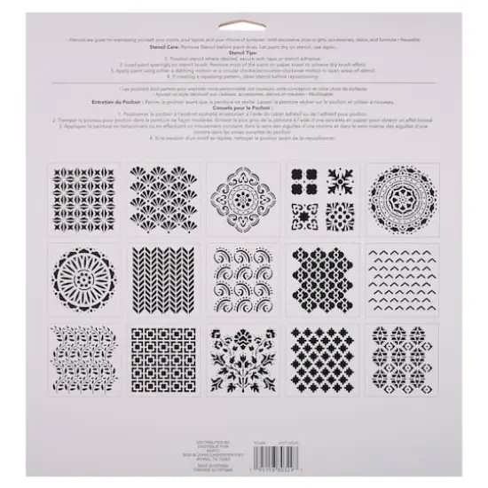 Pattern Stencils by Craft Smart&reg;, 12" x 12" {5}
