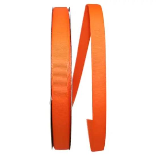 JAM Paper 5/8" Grosgrain Texture Ribbon Orange {1}