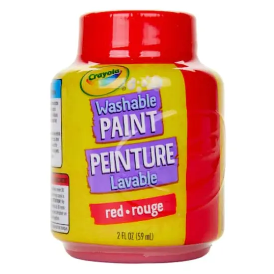 Crayola&reg; 2oz. Red Washable Paints, 12ct. {3}
