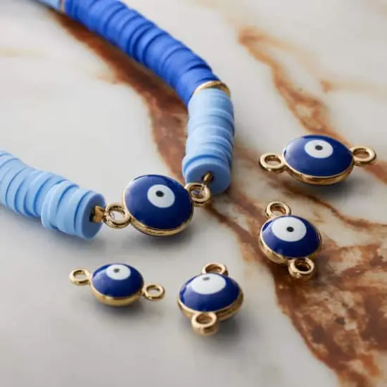 Eye Gold Connectors, 18ct. by Bead Landing&trade; {3}