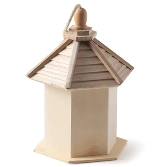 9.5" Wood Gazebo Birdhouse by Make Market&reg; {4}