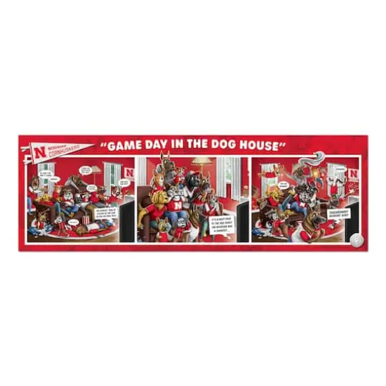 College Game Day in the Dog House 1,000 Piece Puzzle Nebraska Cornhuskers {5}